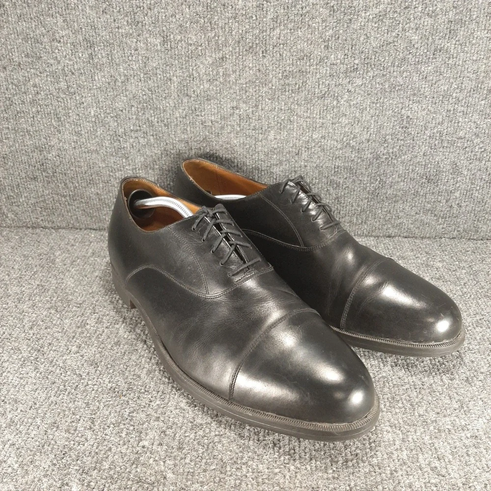 Florsheim Oxford Comfortech 149585 14 D Black Mens Leather Cap Toe Dress Shoe